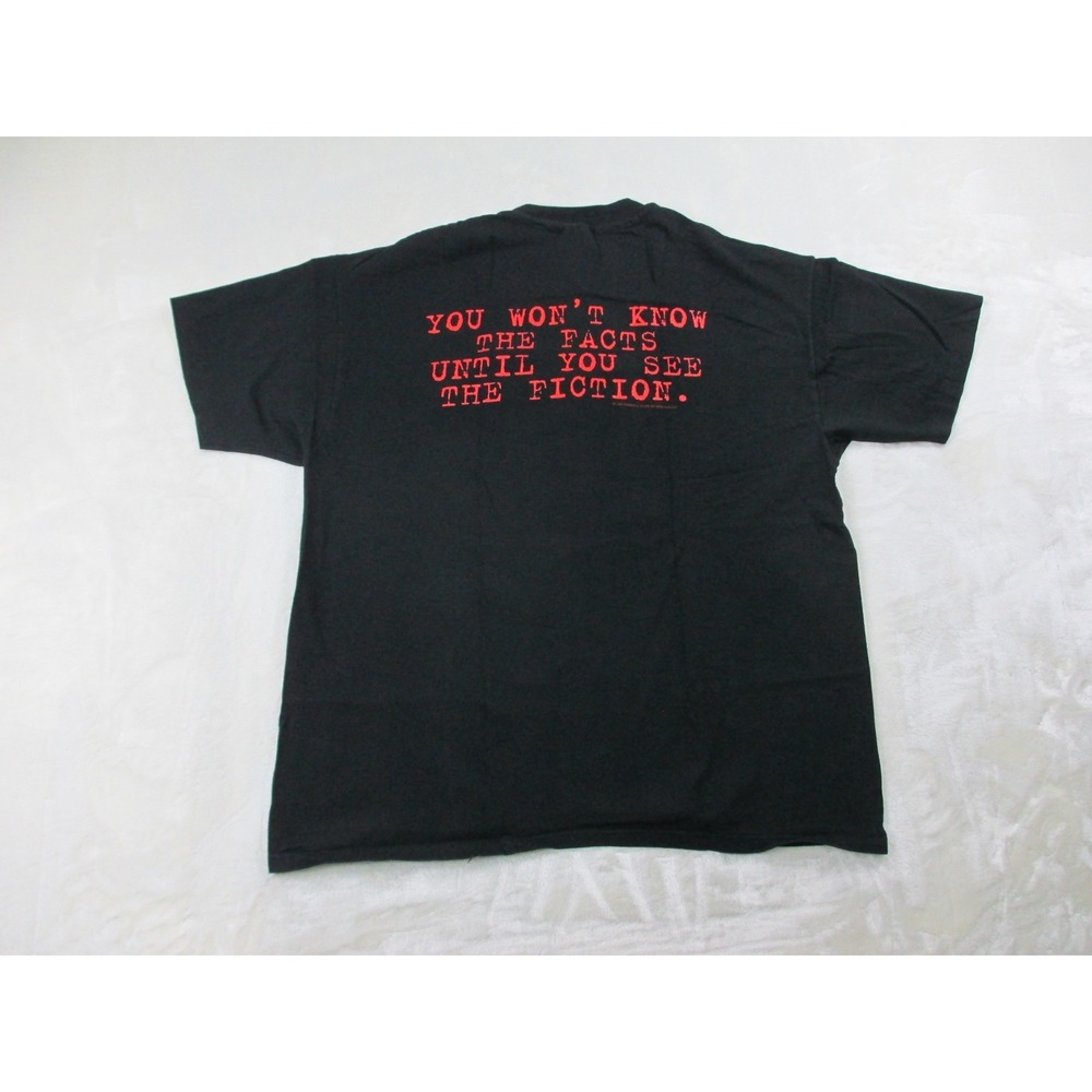 VINTAGE Pulp Fiction Shirt Mens Extra Large Black Promo Movie Cotton USA 1994*